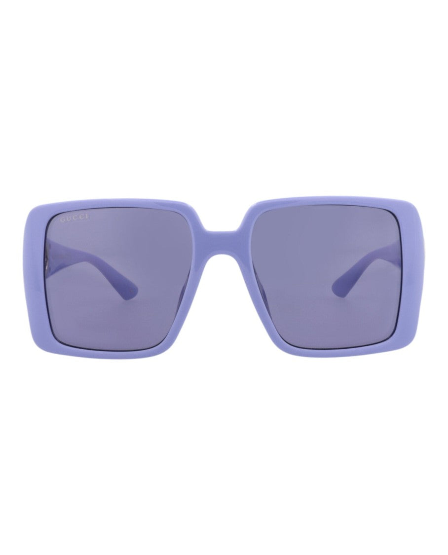 Gucci Square-Frame Injection Sunglasses