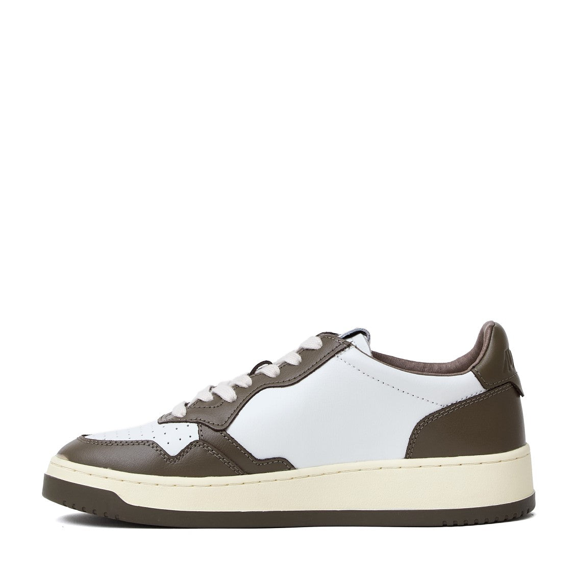 Autry White Chocolate Medalist Low Leather Sneakers