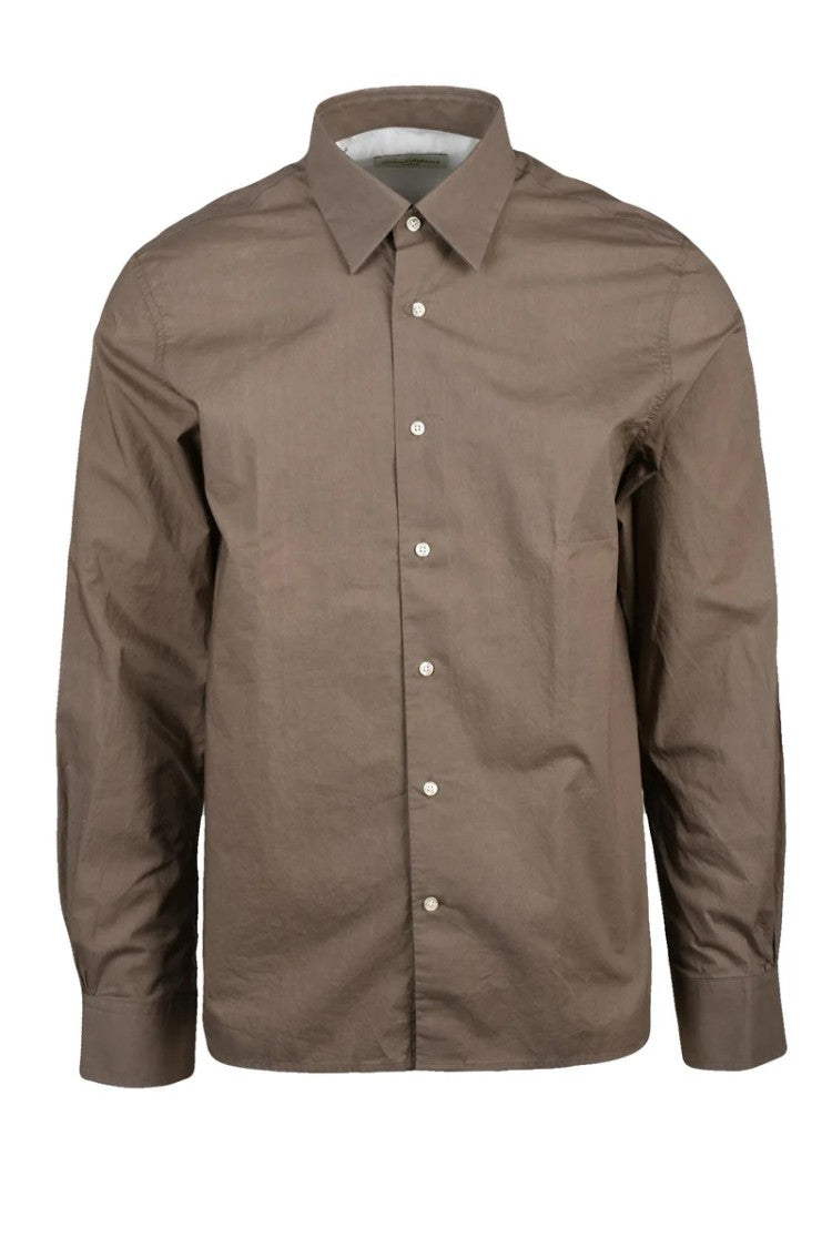 Officine Generale Cotton Shirt - Taupe