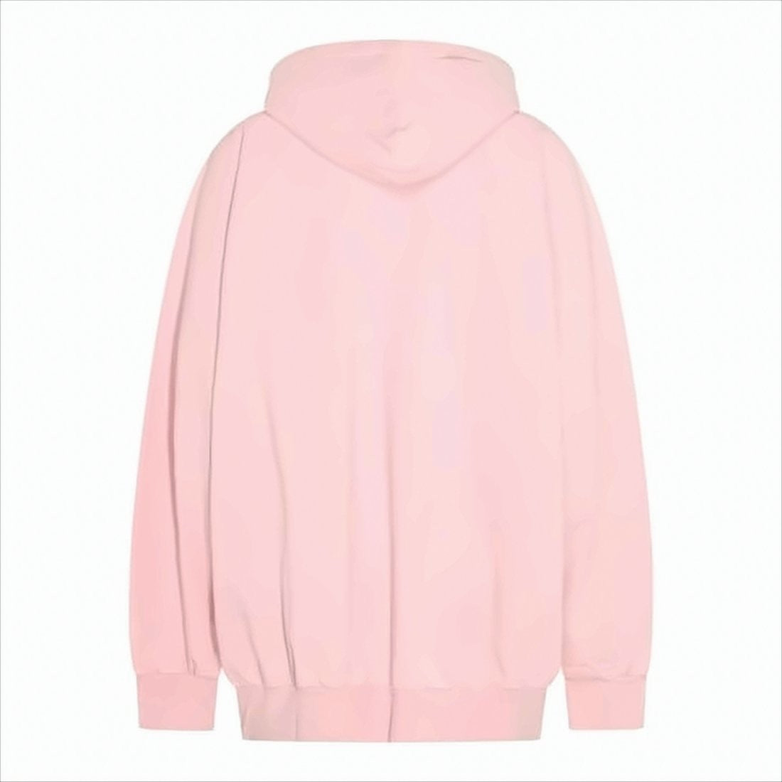 Balenciaga Relaxed Fit Pink Hoodie