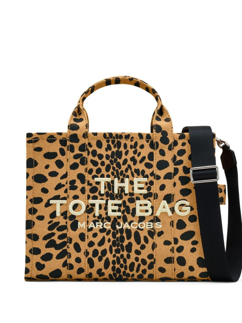 Marc Jacobs Leopard Print Structured Tote Bag
