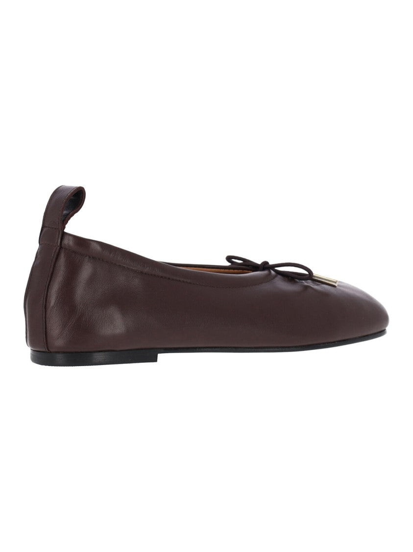 Alohas Brown Rosalind Leather Flats
