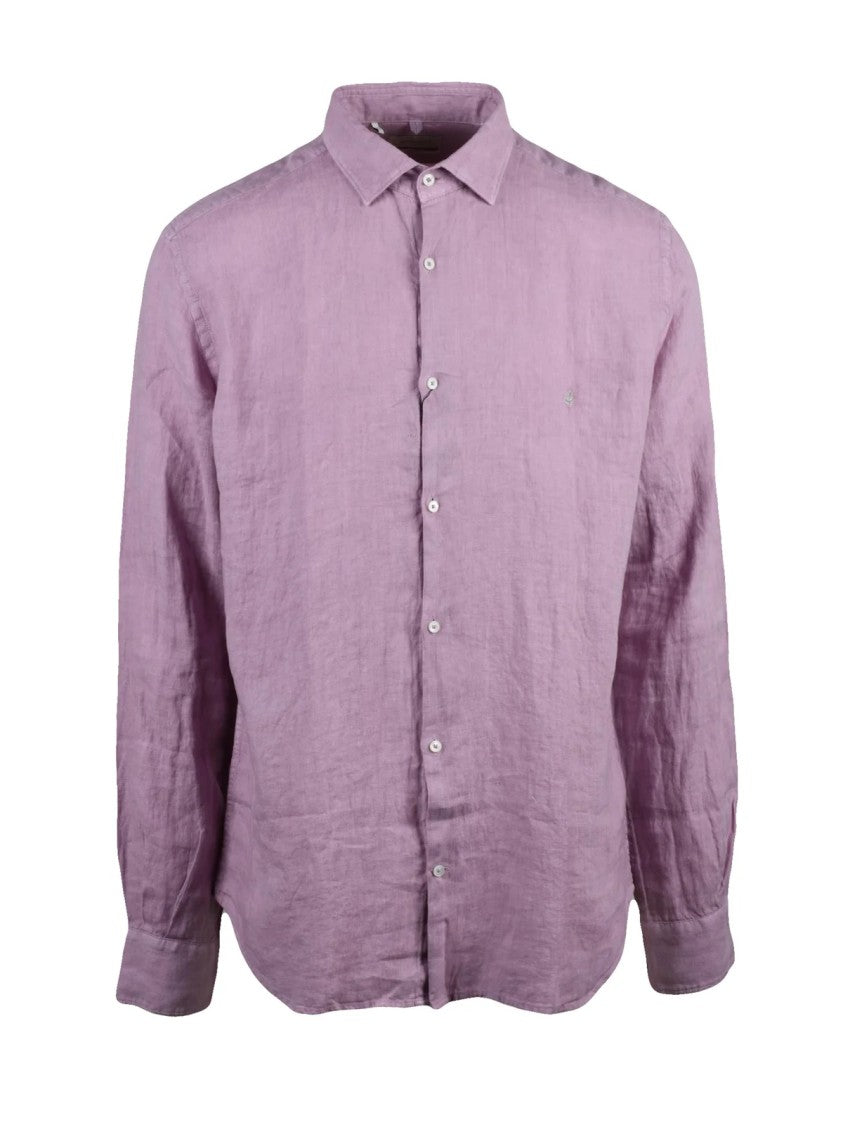 Brooksfield Pink Linen Shirt