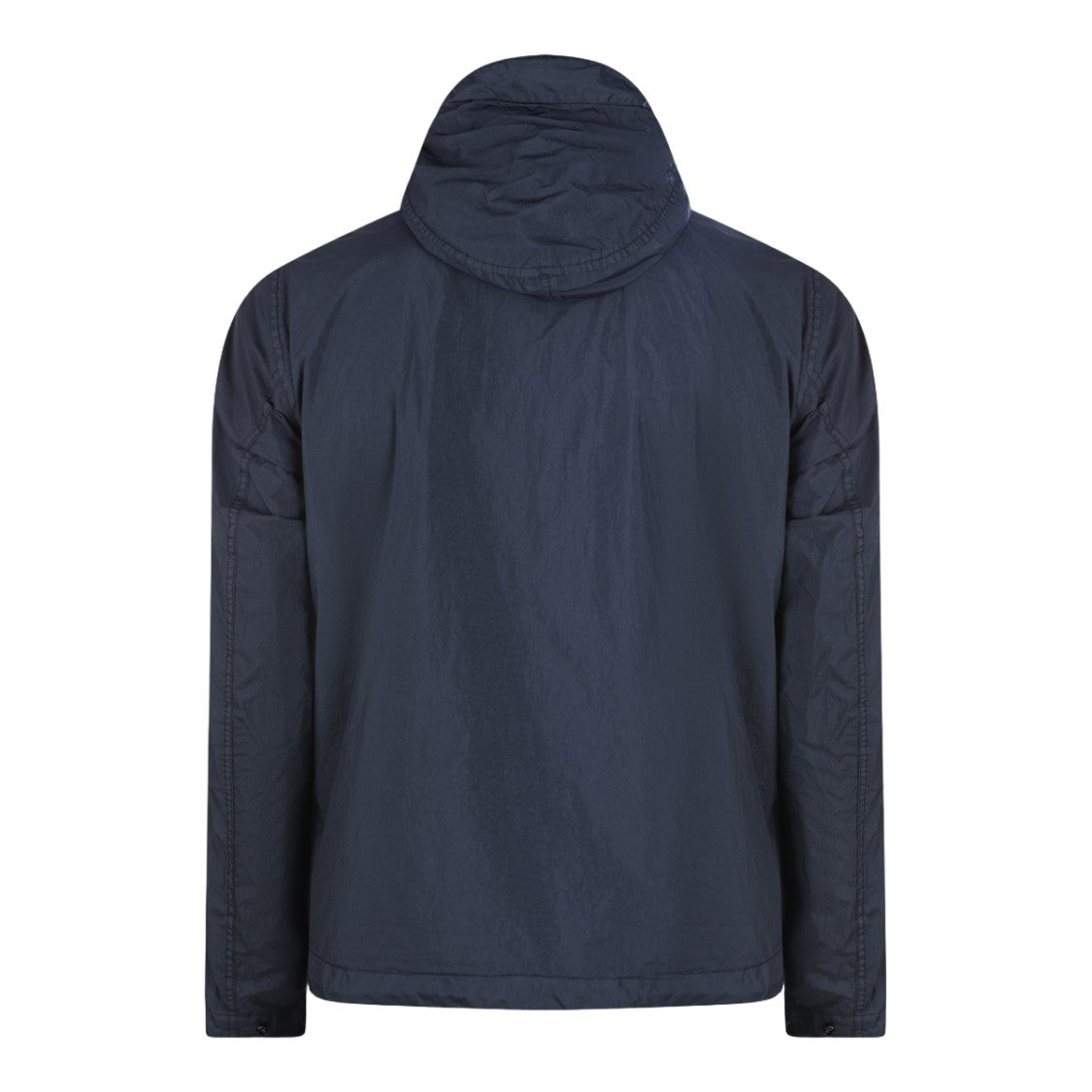 Stone Island Lightweight Blue Jacket With High Collar