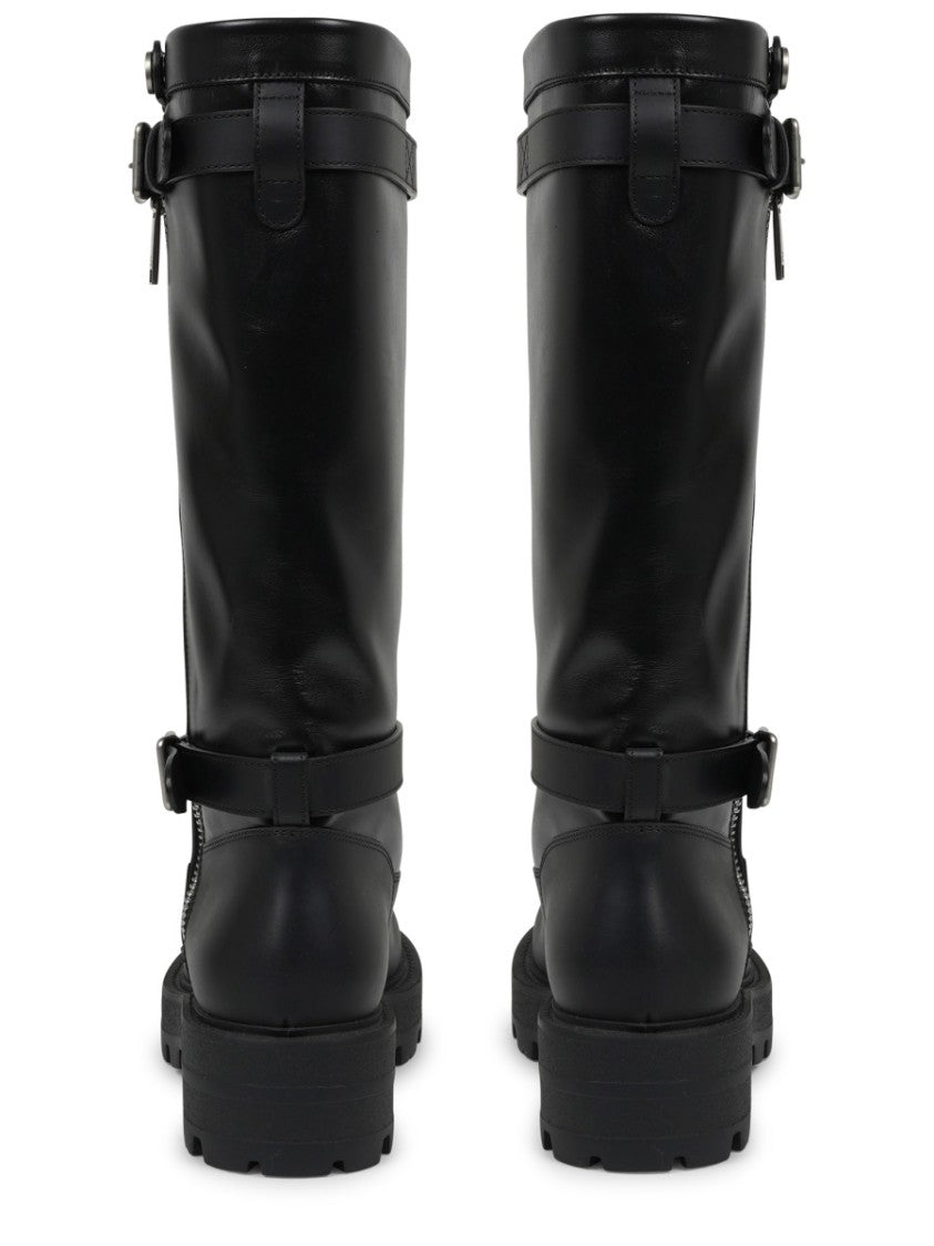 Dior D-Major Calf Leather Boots