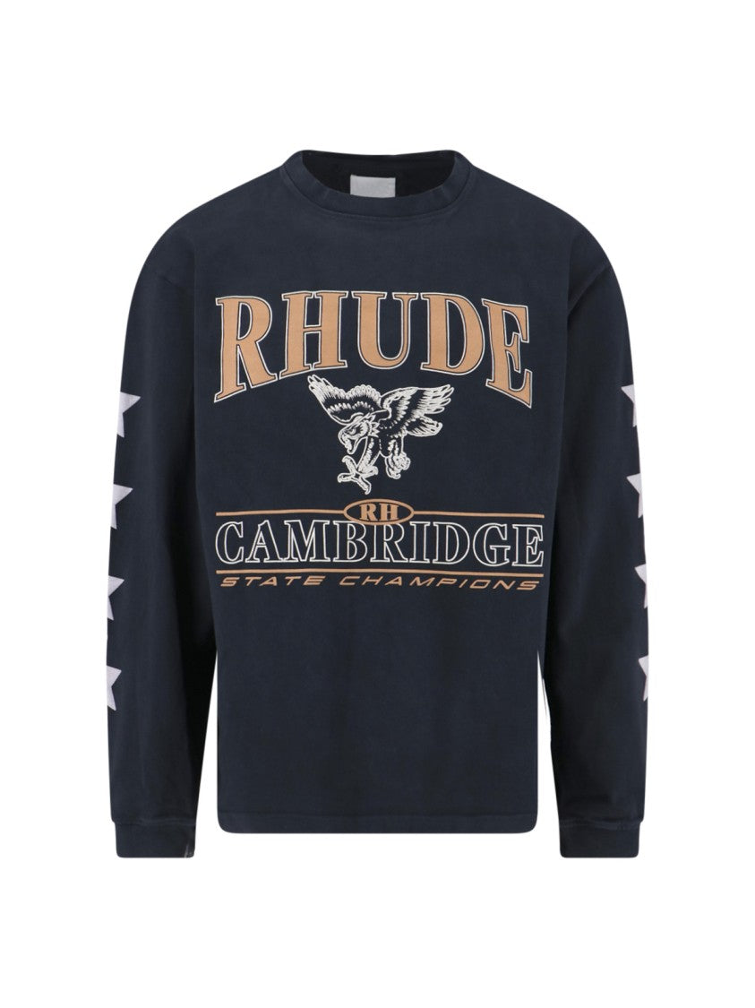 Rhude Logo Sweatshirt – Black