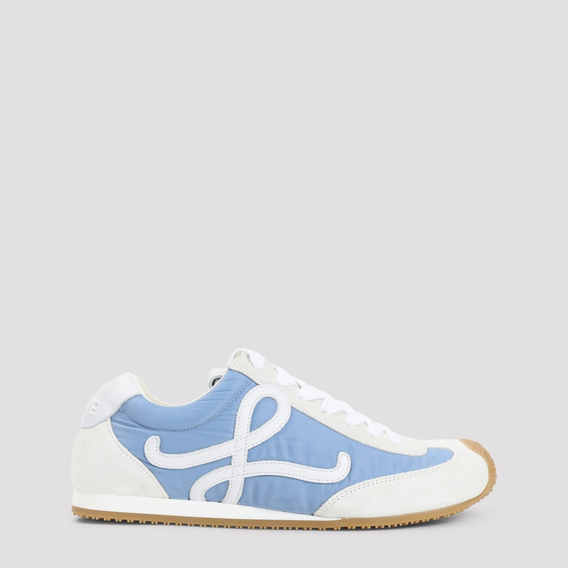 Loewe Blue Leather Sneakers With Distinctive Side Design