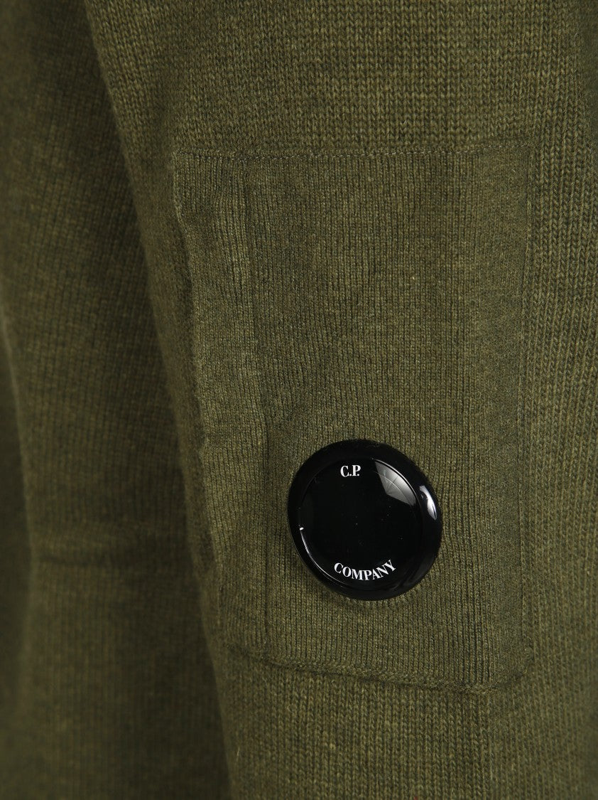 C.P. Company Knitwear Crew Neck In Lambswool Grs