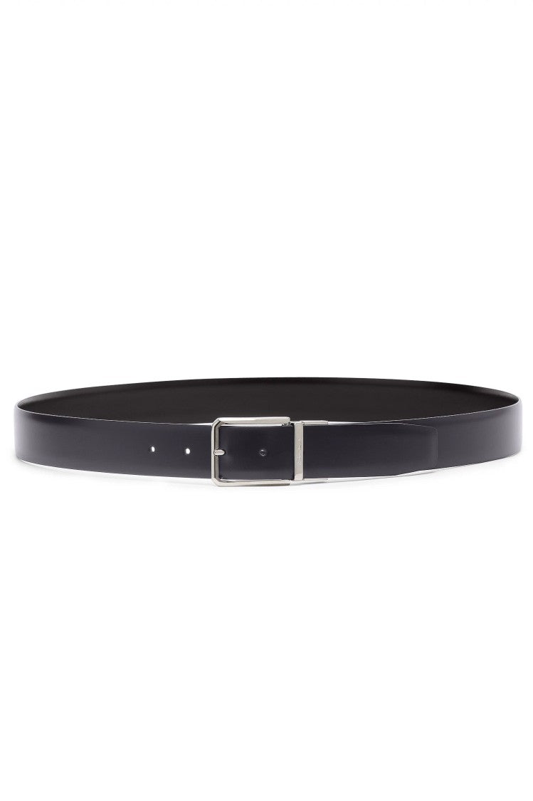 Santoni Adjustable Antiqued Leather Belt