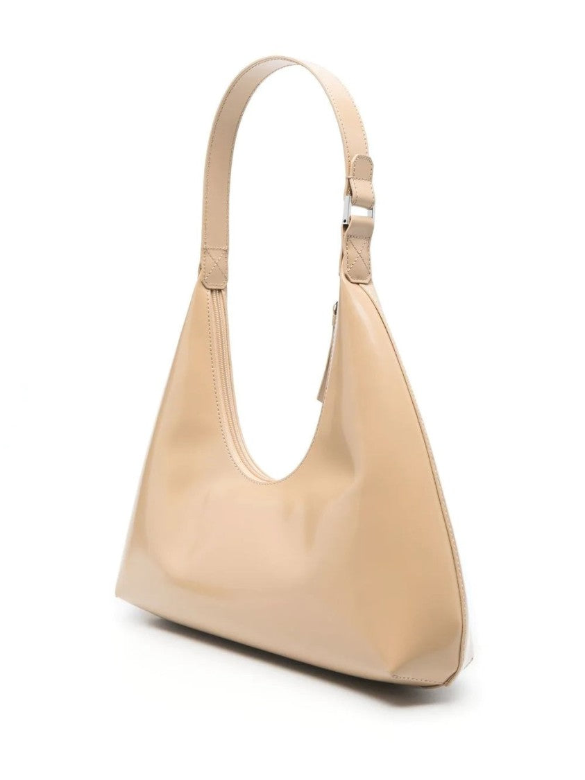 By Far Amber Kraft Leather Handbag
