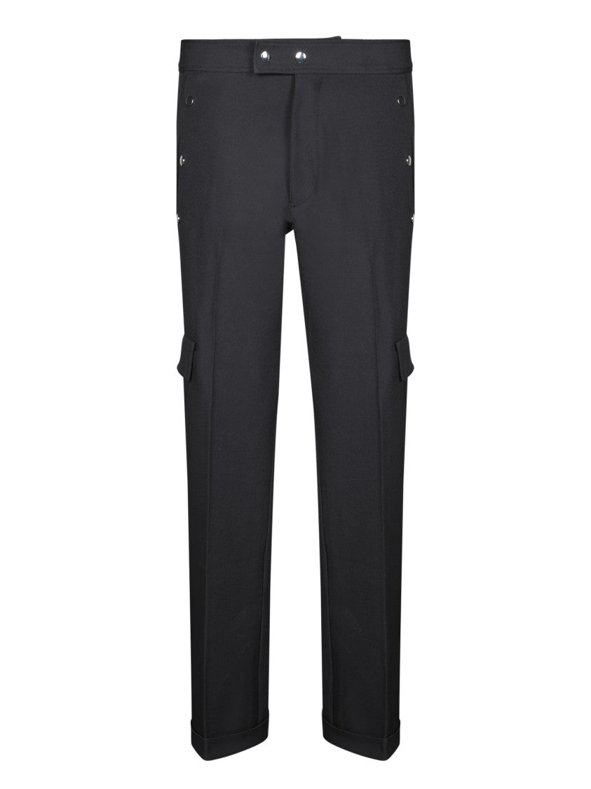 Wales Bonner Tailored Black Trousers With Pleats
