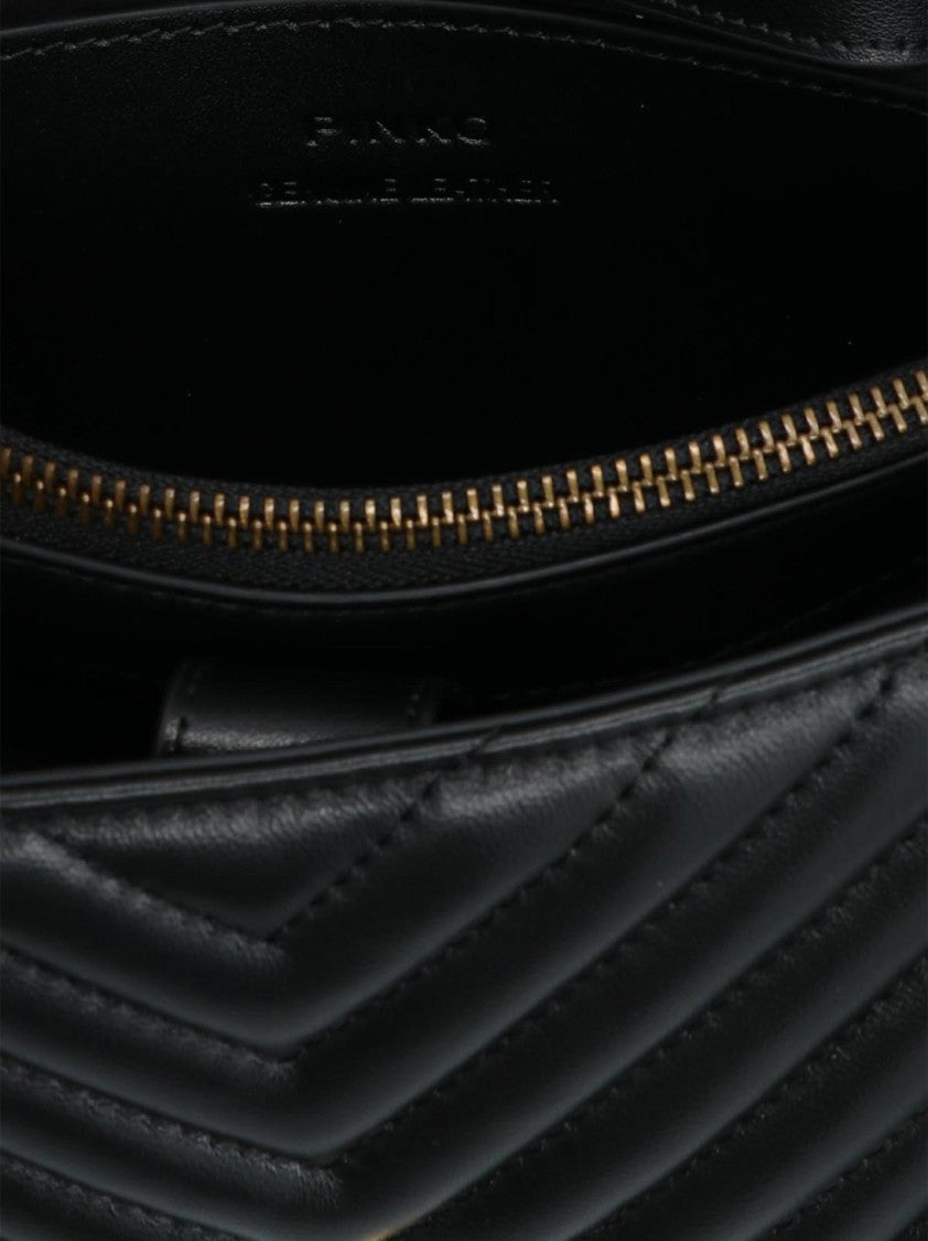 Pinko Hand Bag 'Big Lady Love Bag Puff Chevron'