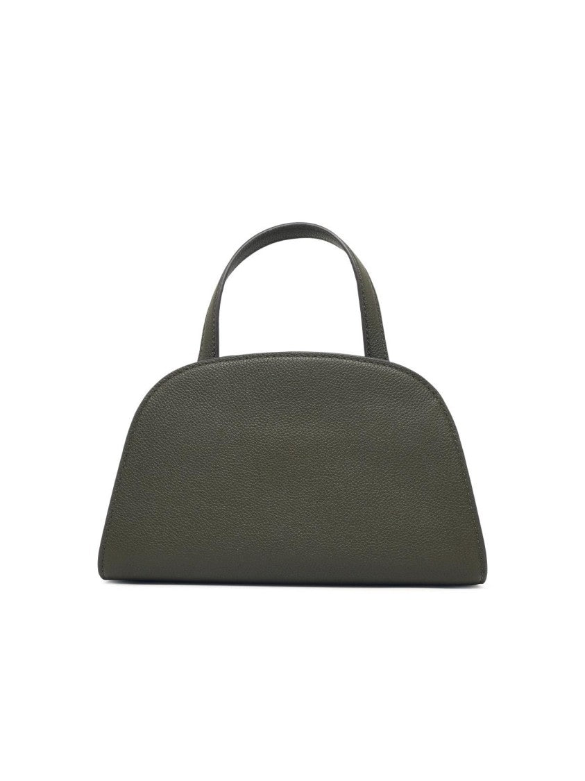 Tory Burch Romy Small Hammered Leather Top Case Bag - Green