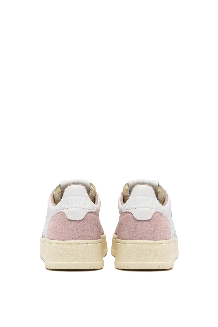 Autry Medalist Goat Leather & Suede Pink Sneakers