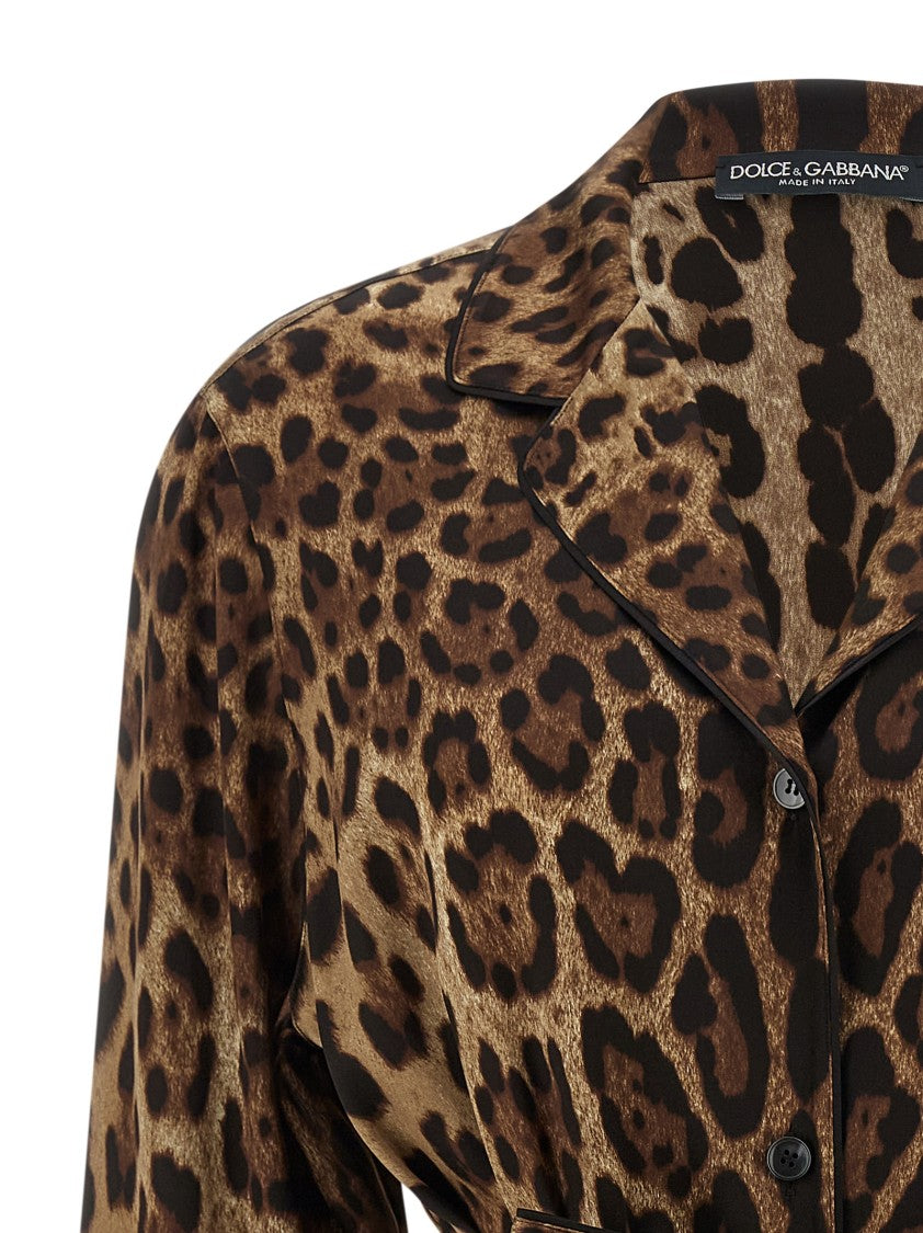 Dolce & Gabbana 'Leopardo' Pajama Shirt