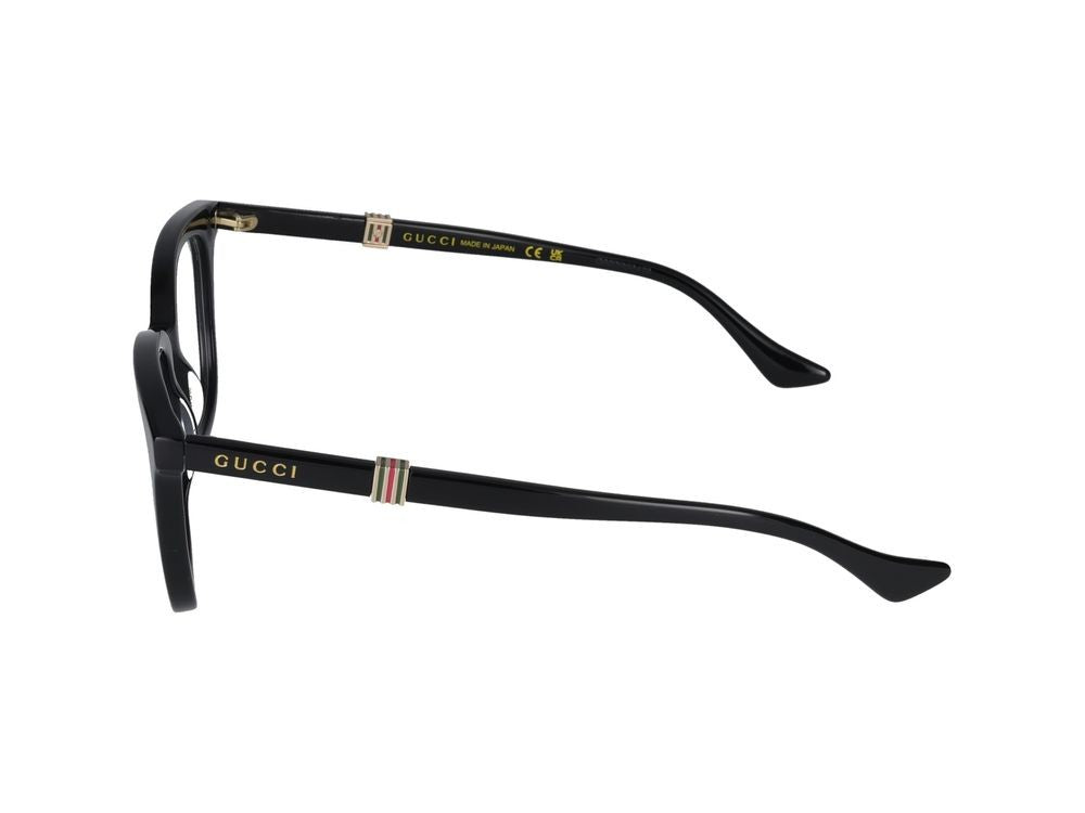 Gucci Eyeglasses Gg1497o 005 Black Black Transparent 52/20/145