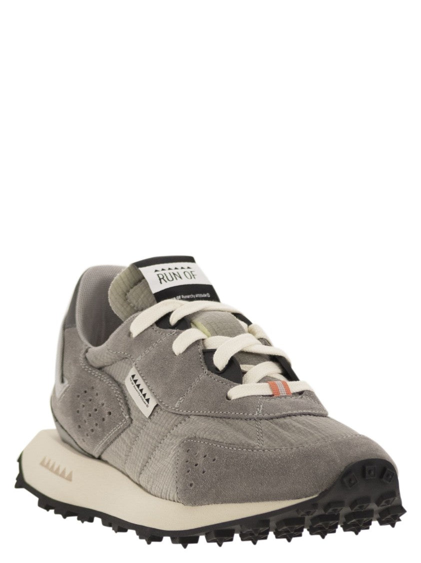 Run Of Oxygen M - Sneakers Suede, Canvas And Leather