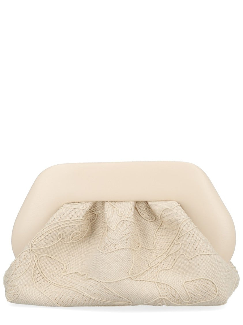 Themoirè Bios Embroidered Pattern Detachable Strap Bag