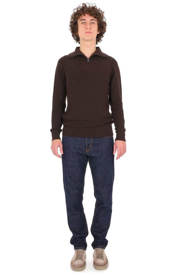 Tagliatore Linton Virgin Wool Truck Driver Sweater