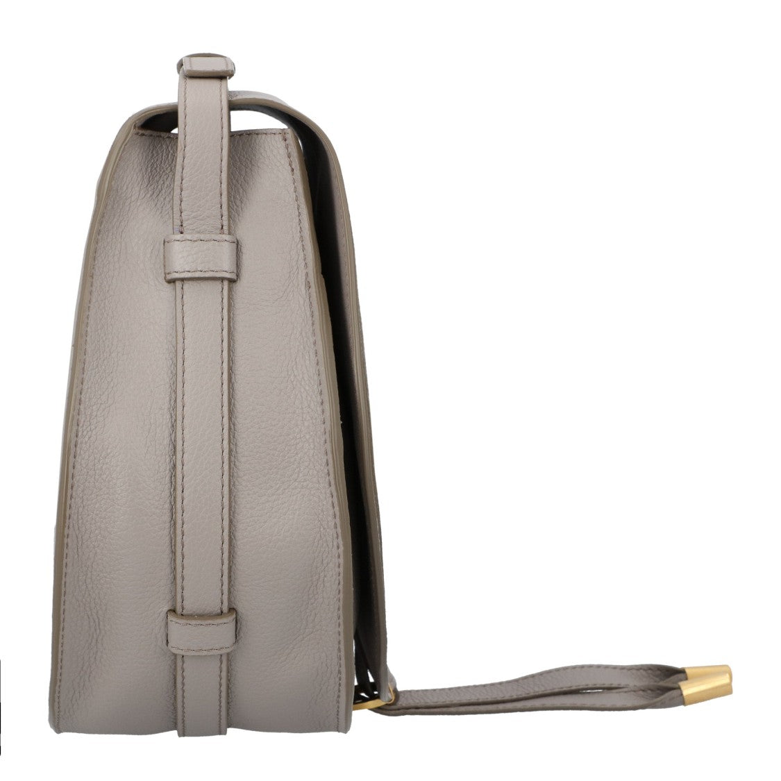 Chloé Marcie Medium Saddle Bag Grey