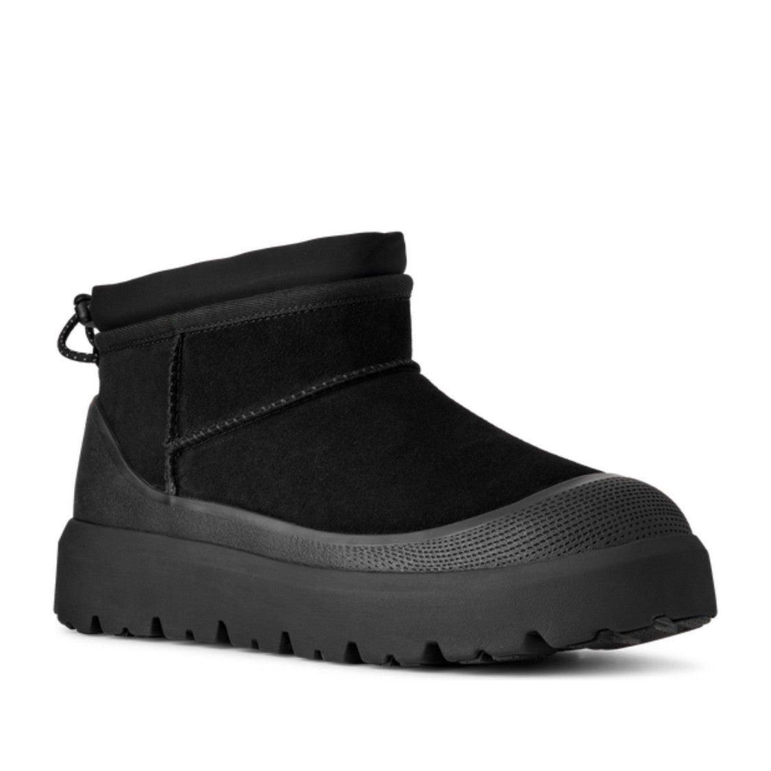 Ugg Black Classic Ultra Mini Suede Boots