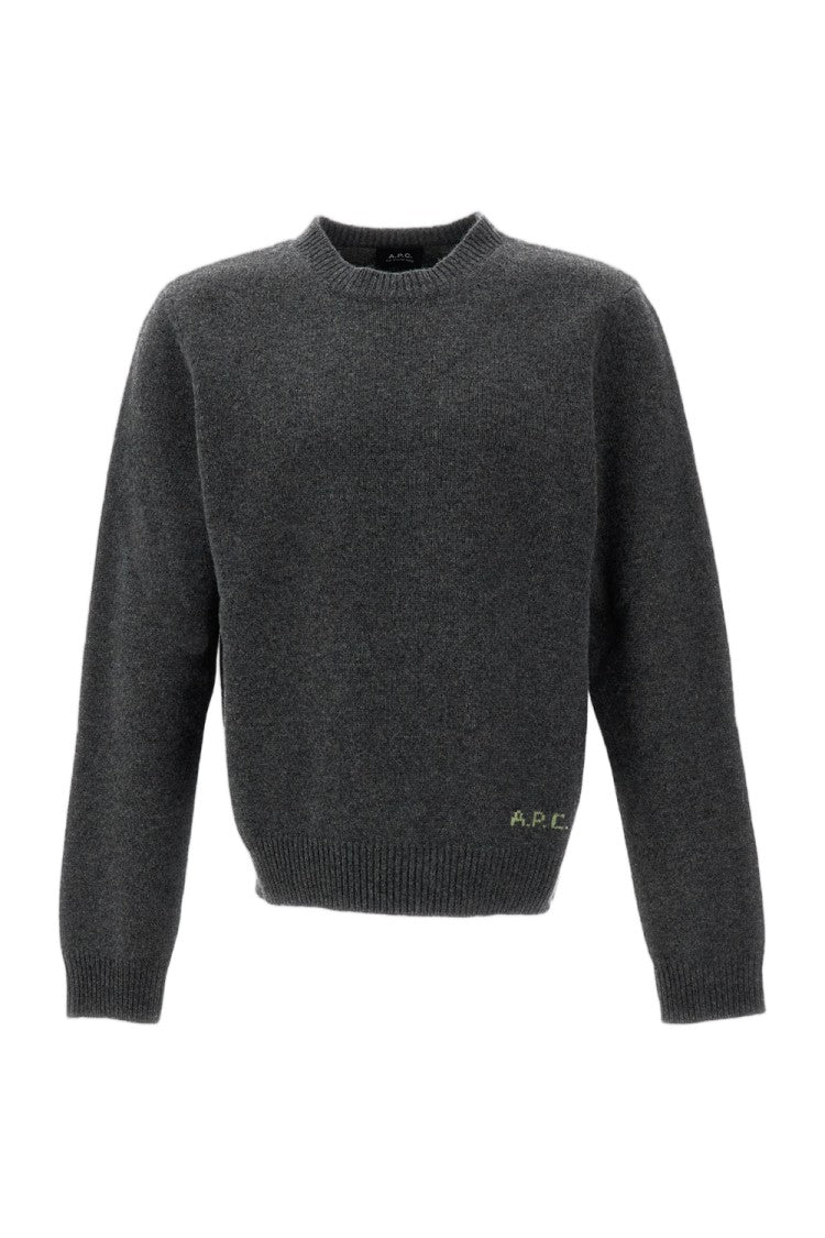 A.P.C. Grey Edmond Wool Sweater