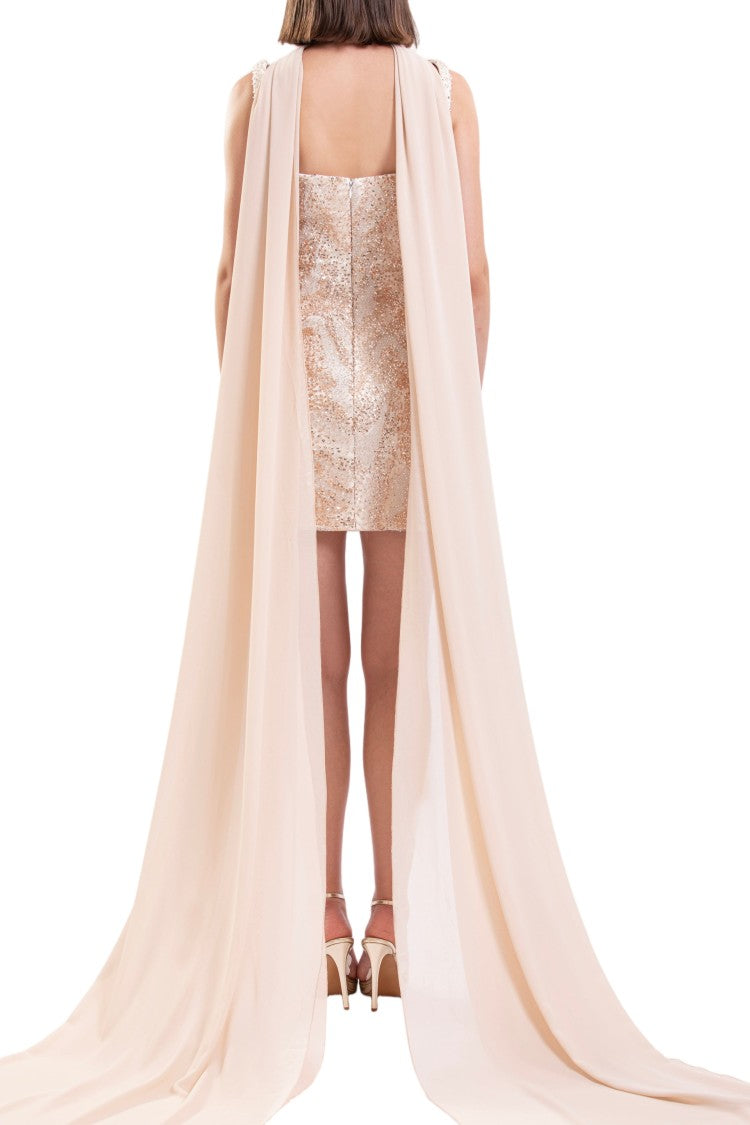 Saiid Kobeisy Embroidered Mini Dress