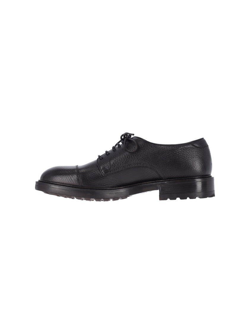Alexander Hotto Brown Leather Derby Shoes