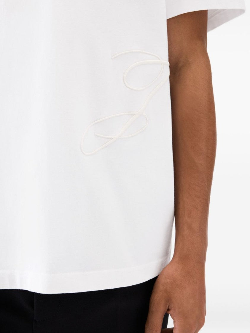 Jacquemus White Crew Neck T-Shirt