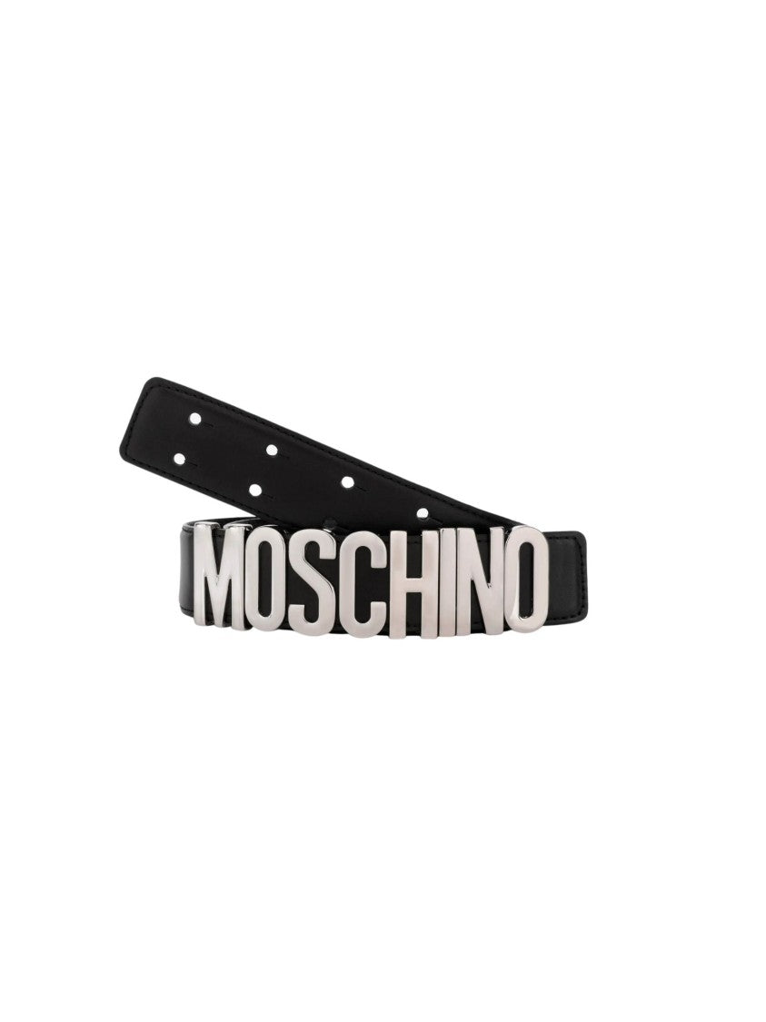Moschino Calf Leather Moschino Black Belt