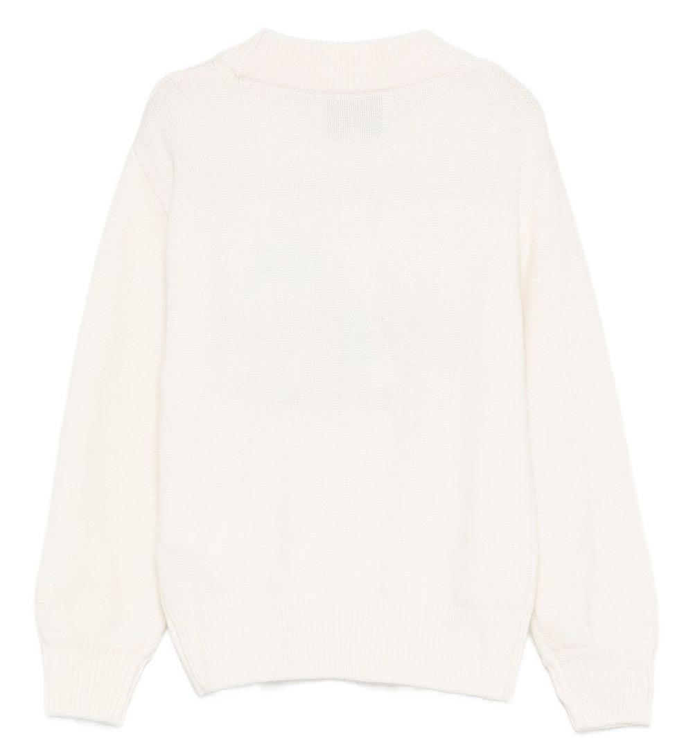 Mc2 Saint Barth Classic-Fit White Sweatshirt With Playful Graphic