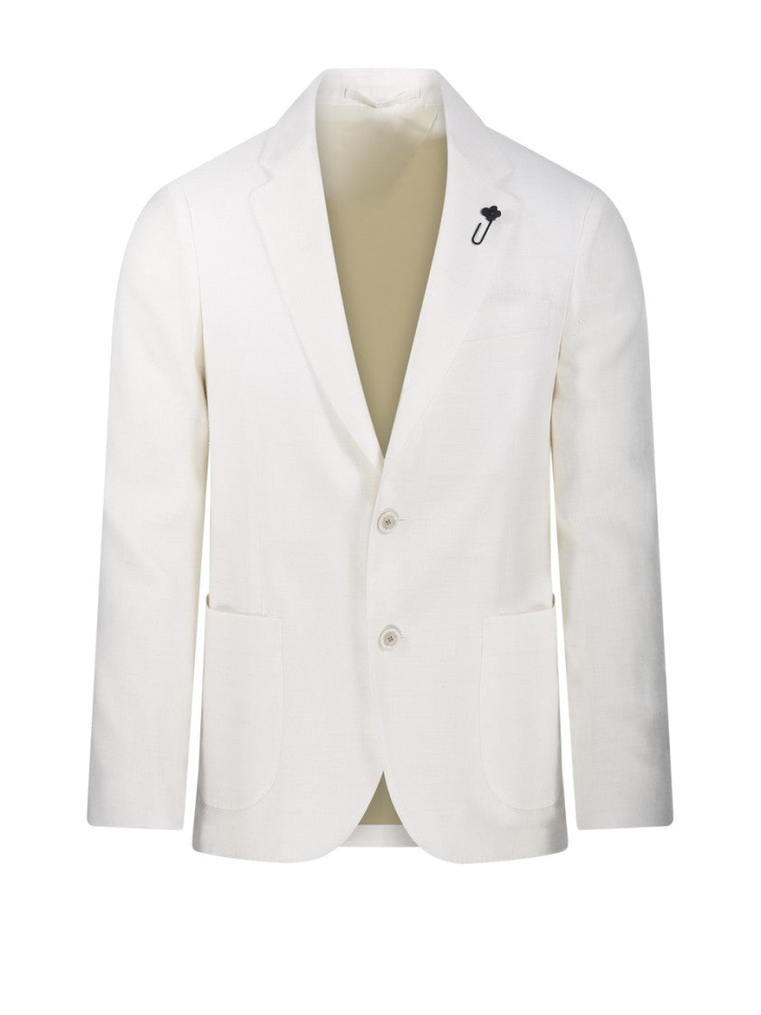 Lardini Single-Breasted Tailored Blazer