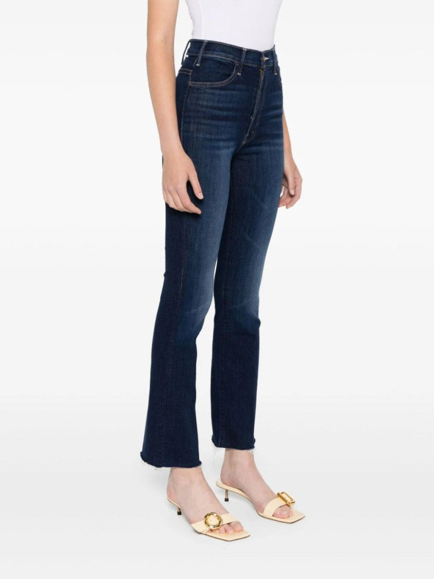 Mother The Hustler Flood Straight-Leg Jeans