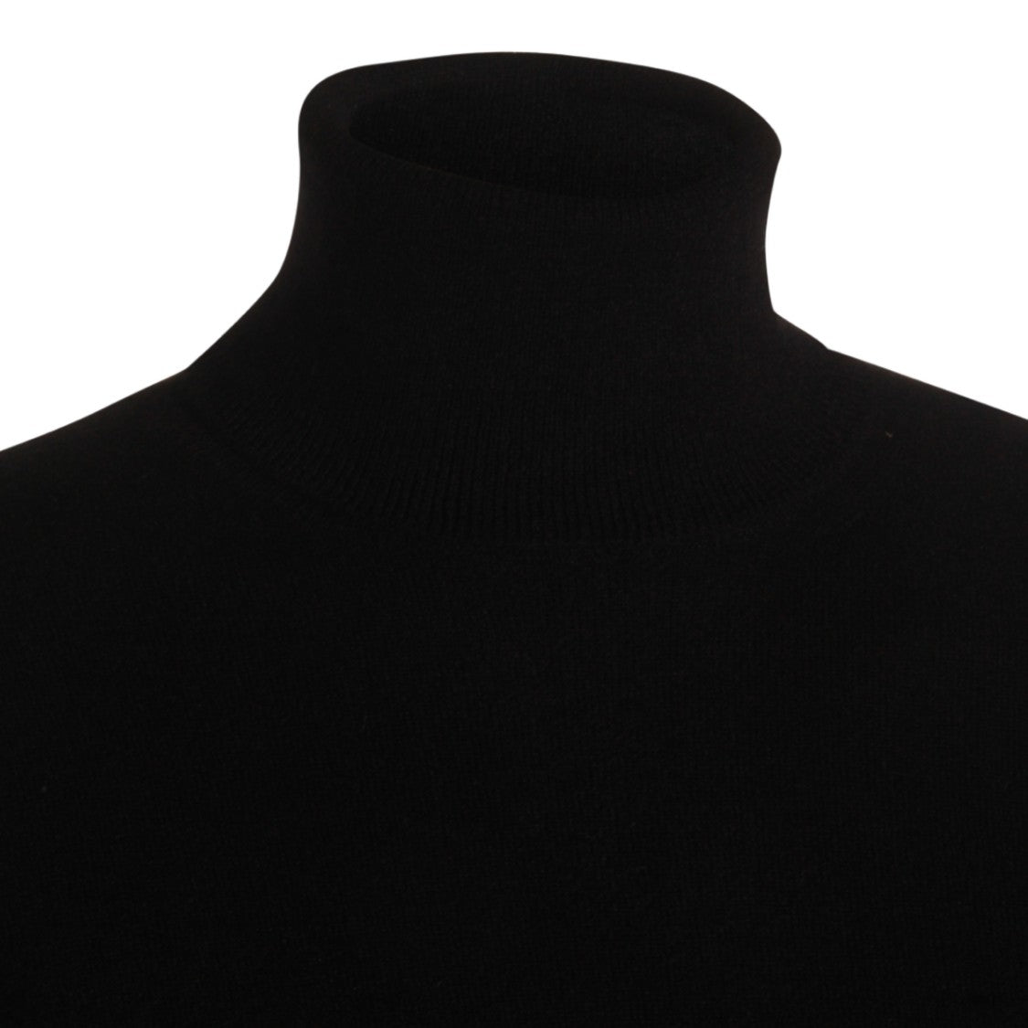 Malo Fitted Turtleneck Sweater With Ribbed Details