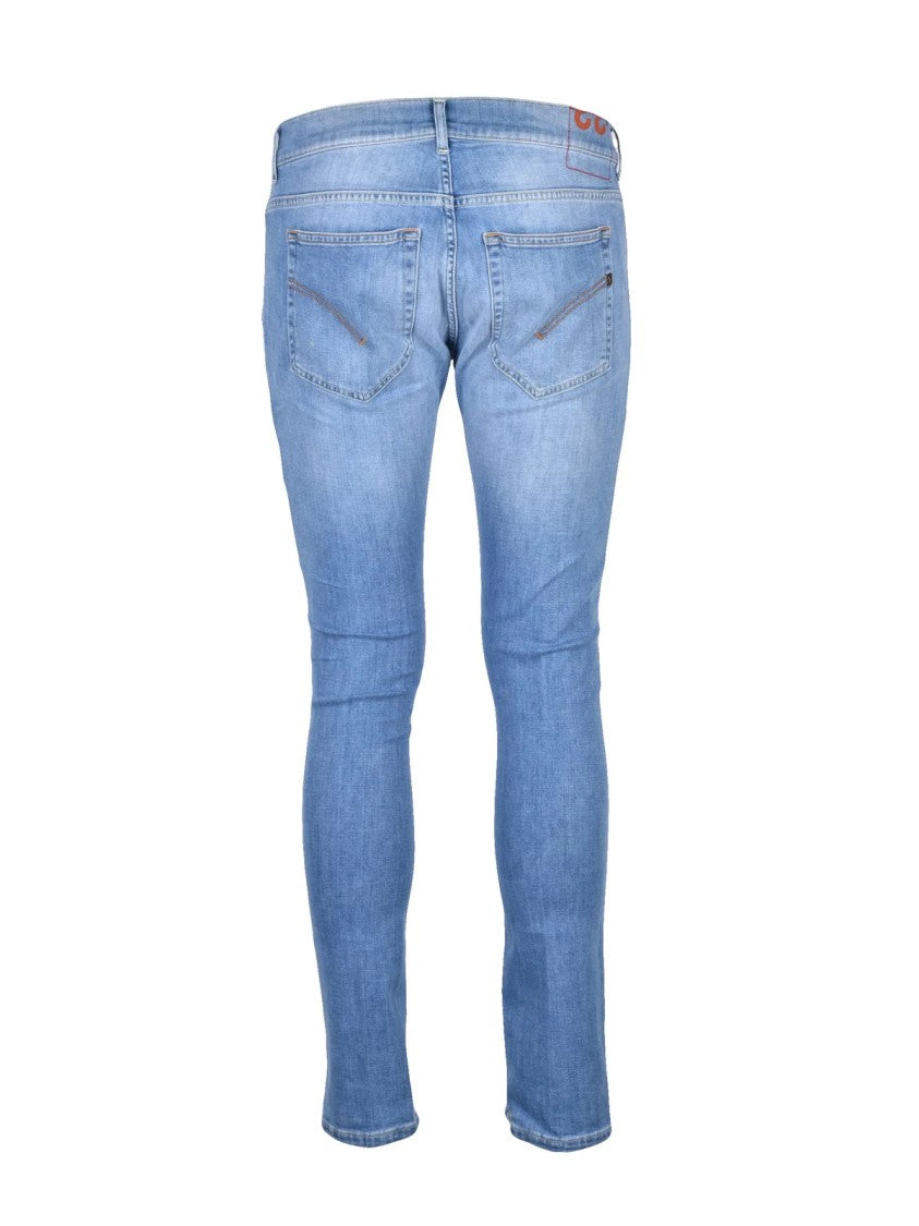 Dondup Blue Slim-Fit Elasticity Stretch Denim Jeans