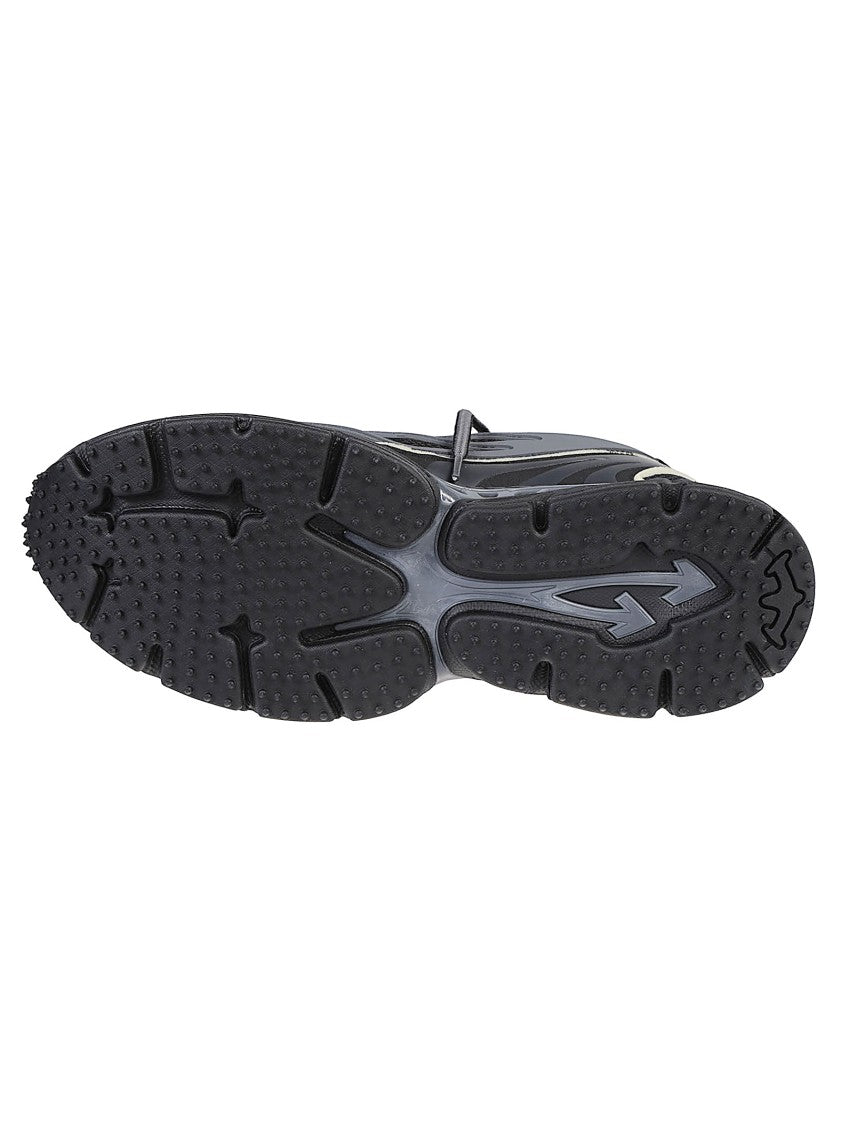 Off-White Be Right Back Black Layered Reflective Rugged Sole Sneakers