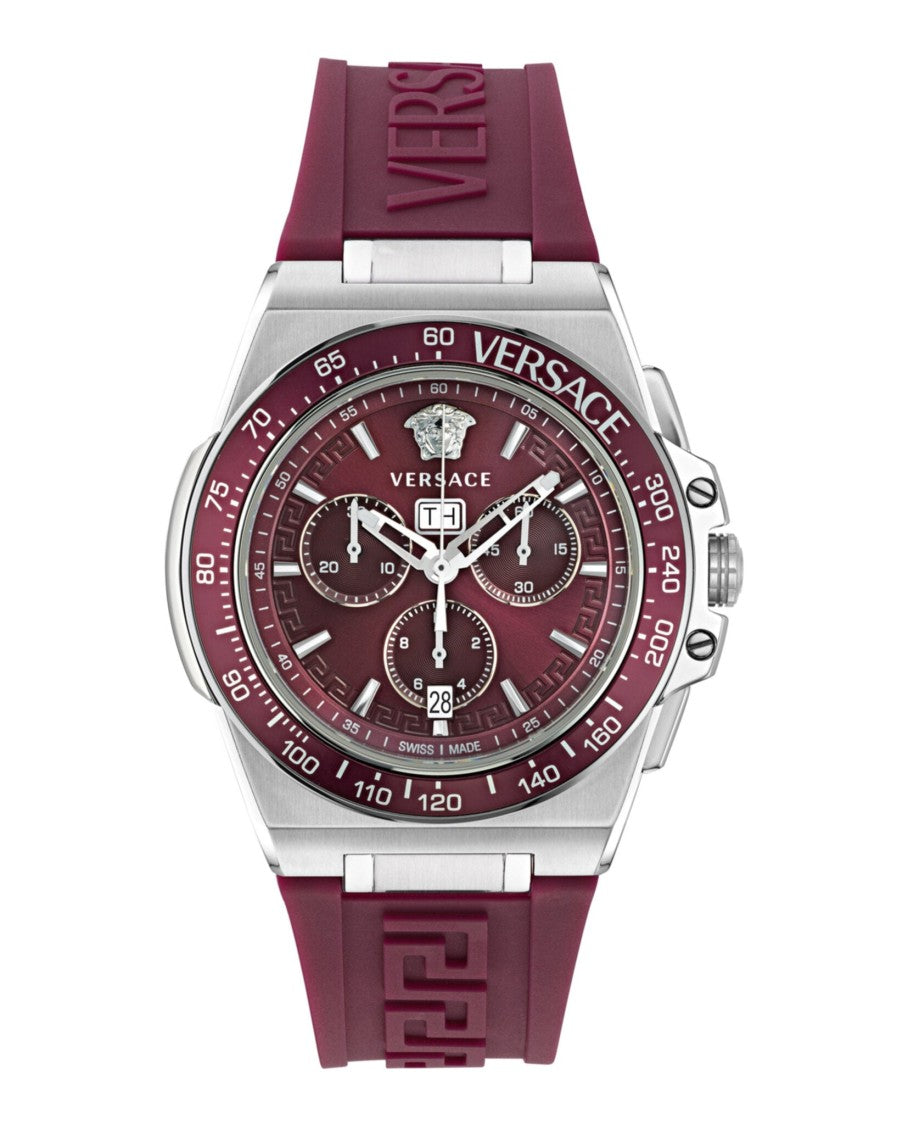 Versace Greca Extreme Chrono Silicone Watch