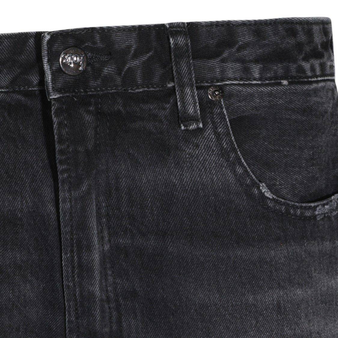 Lois Jeans High-Waisted Distressed Wide-Leg Jeans