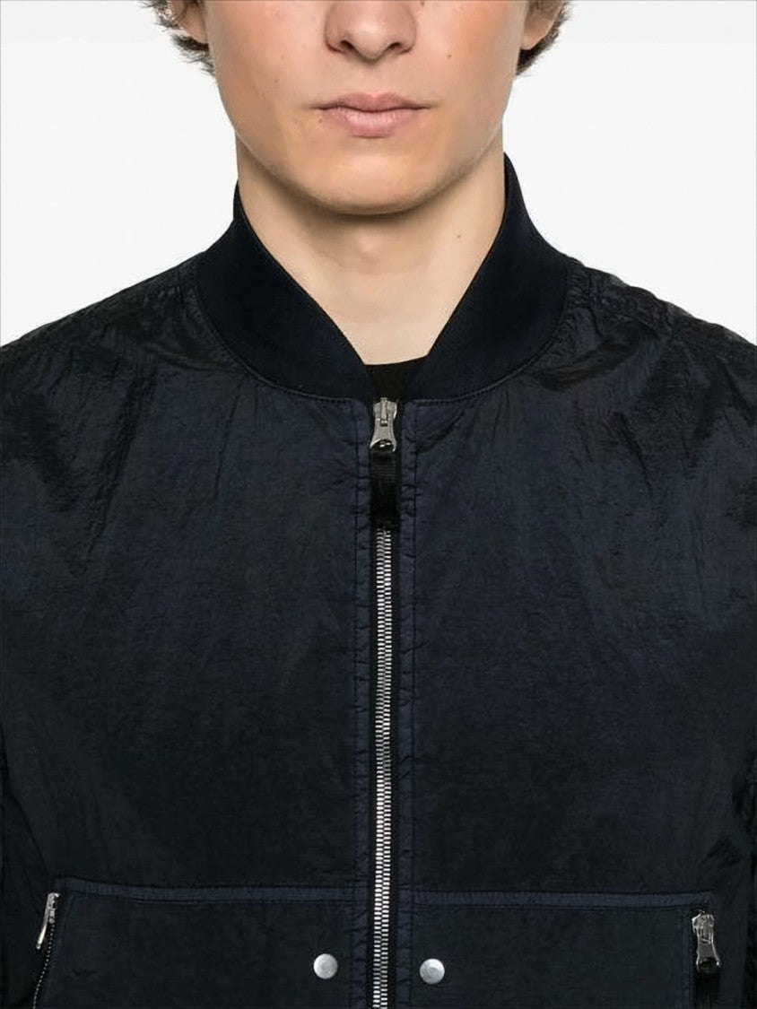Stone Island Black Lightweight Bomber Jacket