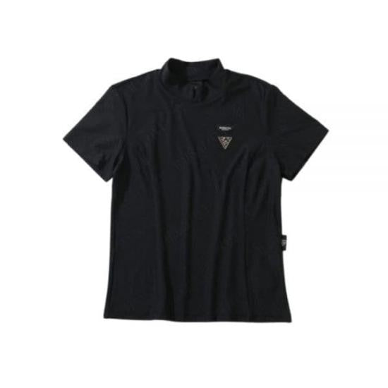 Mark&Lona High-Collar Fitted Polo Shirt With Emblem