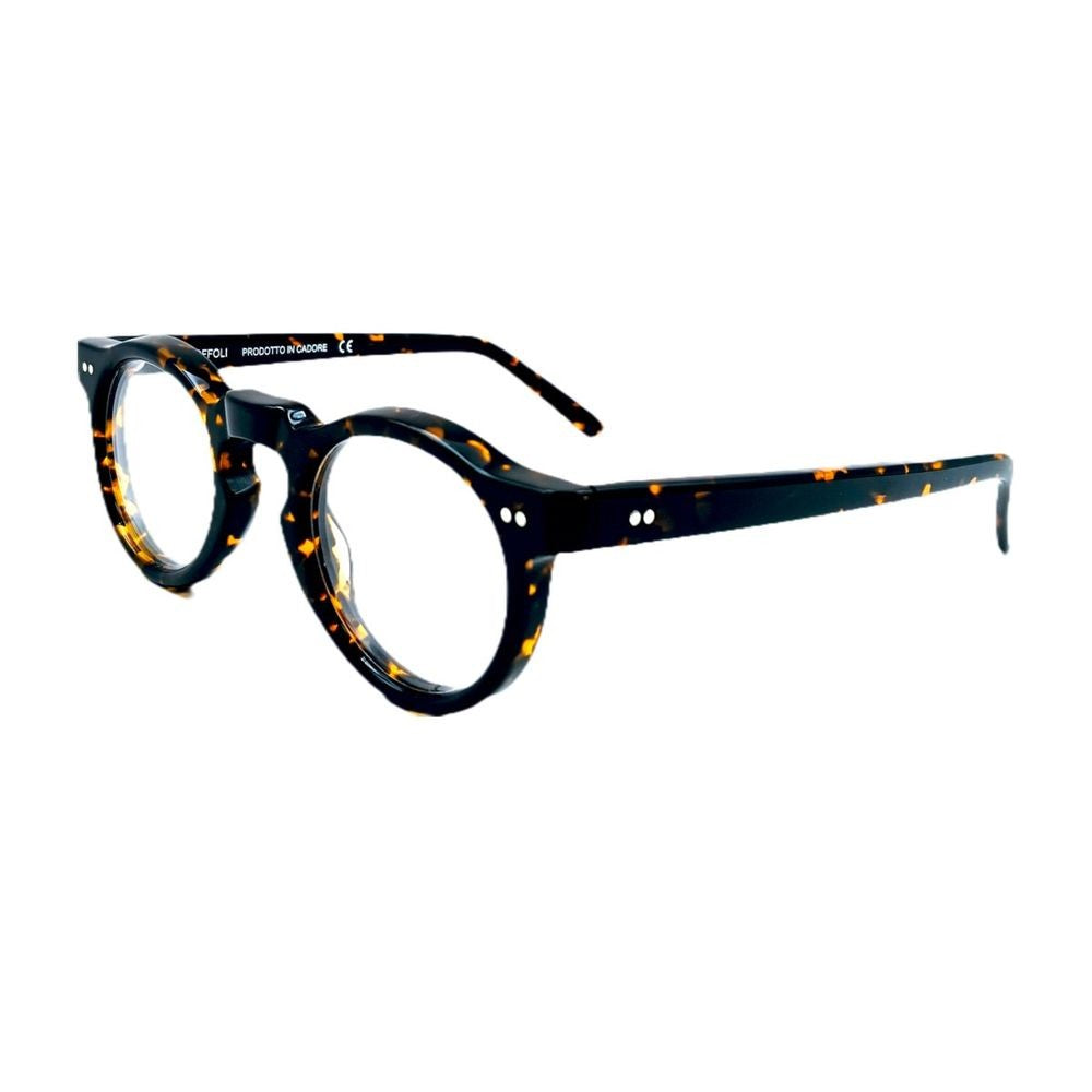 Toffoli Costantino T058 Handcrafted Round Tortoiseshell Sunglasses