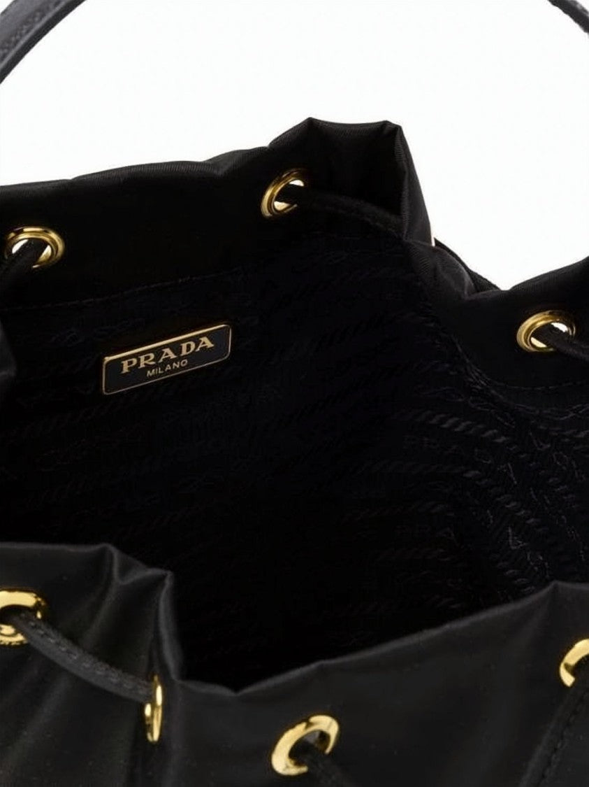 Prada Re-Edition 1995 Nylon Duet Bucket Bag