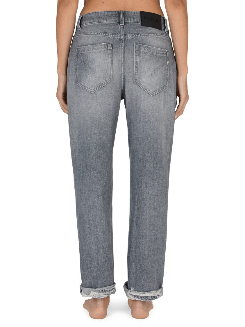 Dondup Relaxed-Fit Denim Trousers With Button-Fly Closure