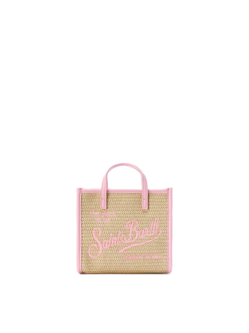 Mc2 Saint Barth Rectangular Tote Bag With Embroidered Logo