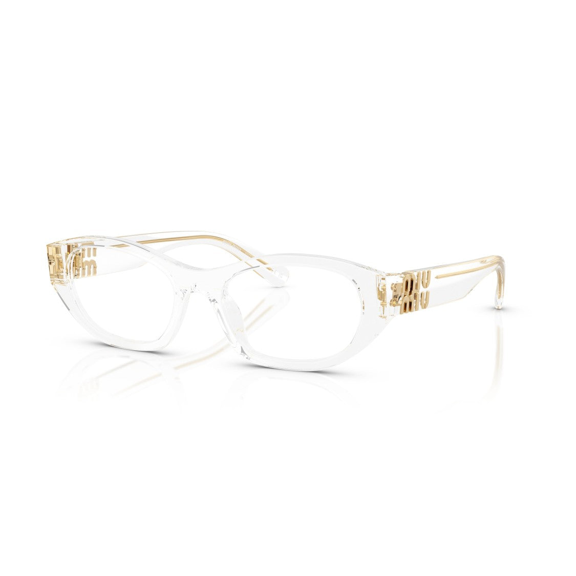 Miu Miu 0Mu 03Wv Transparent Acetate Eyeglasses