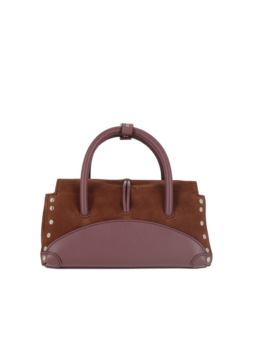 Zanellato Srl Brown Dotta Zashmere Suede Shoulder Bag