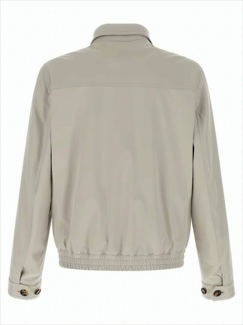 Brunello Cucinelli Light Beige Jacket With Button Cuffs