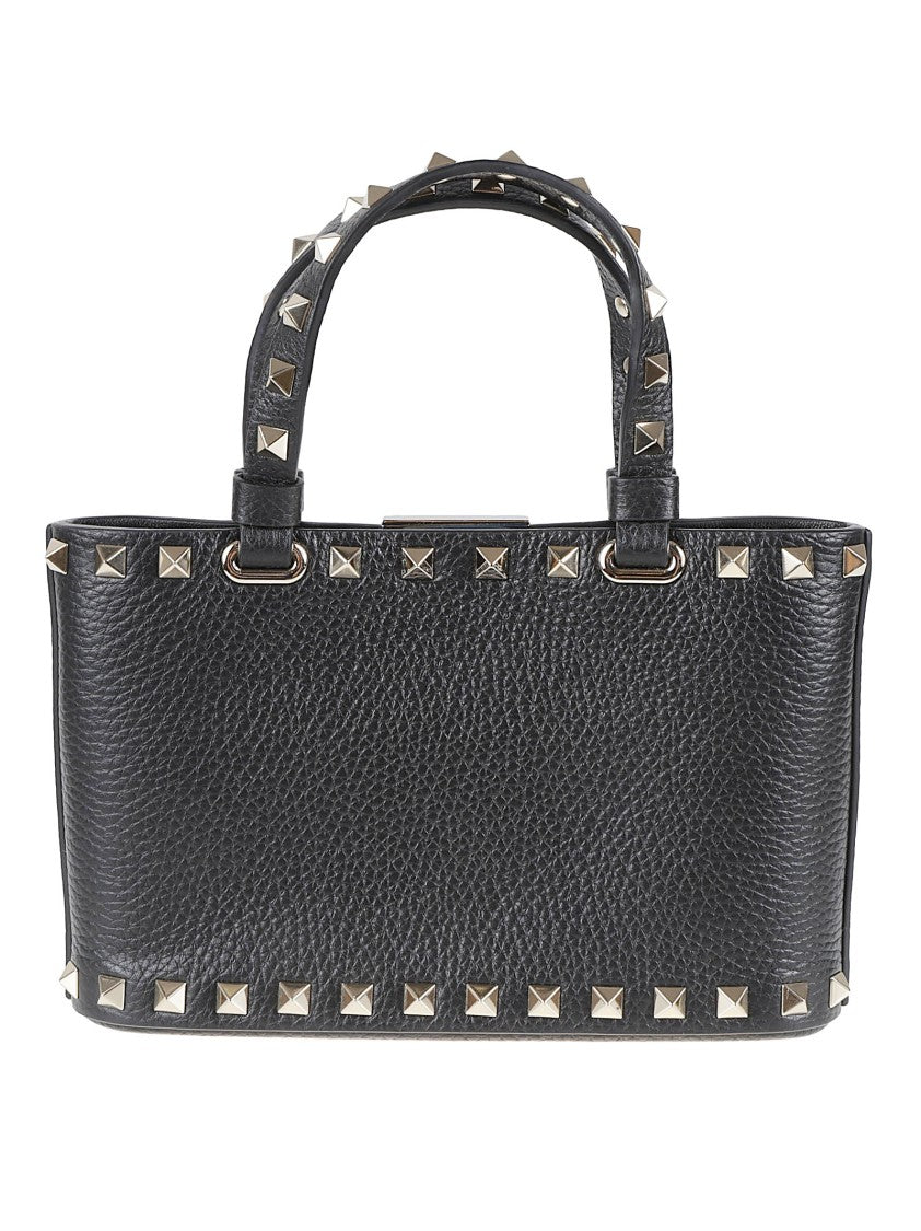 Valentino Garavani Structured Rectangular Handbag With Metallic Stud Details