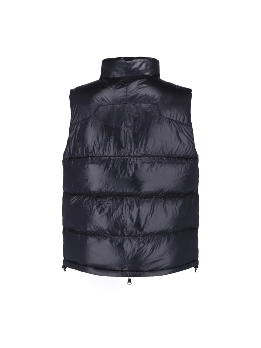 Polo Ralph Lauren Black Quilted Padded High-Neck Vest