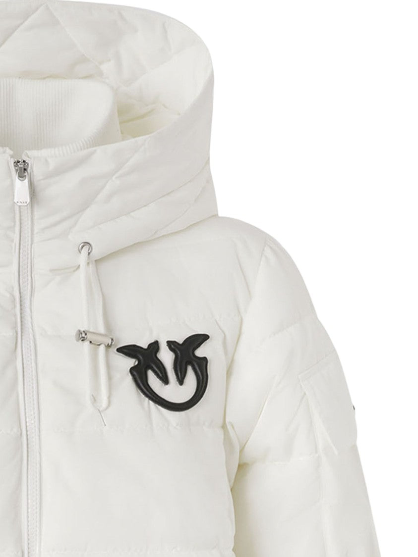 Pinko Padded Down Jacket With Drawstring Hood